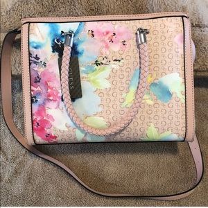Guess floral purse - new with tags